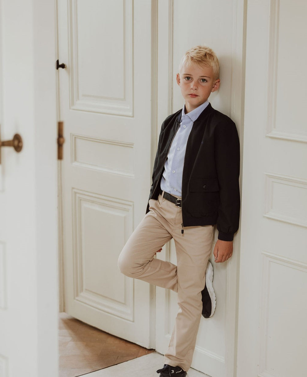 Stoer en stijlvol in navy en beige