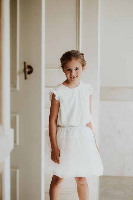 Tule rok & pailletten jasje