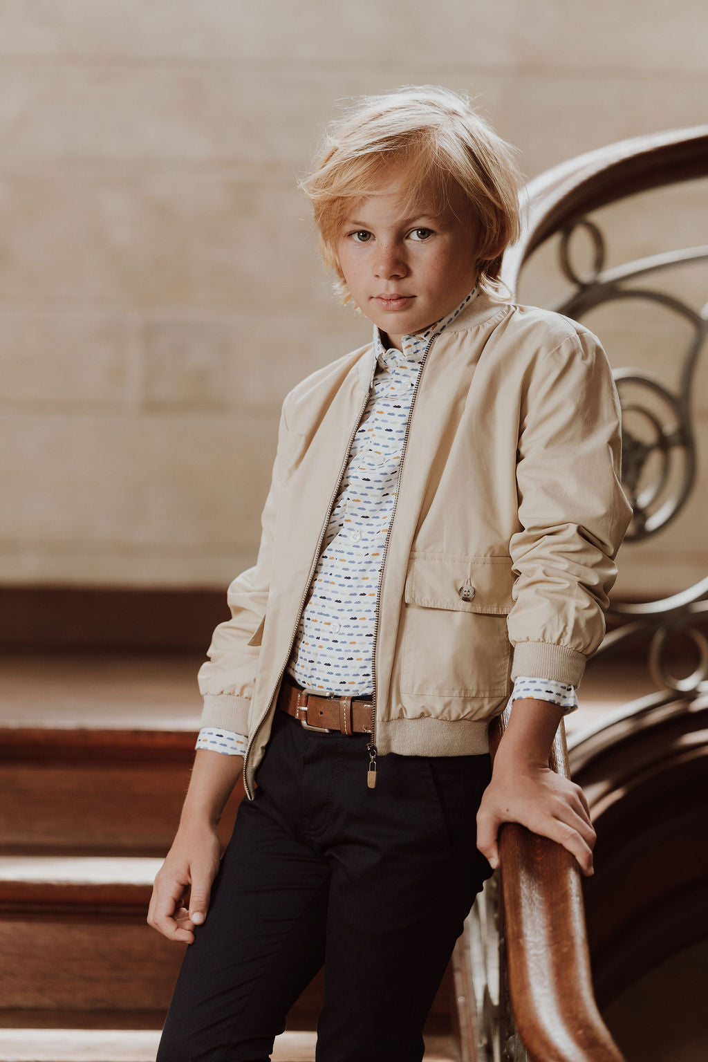 Casual chic in beige en navy